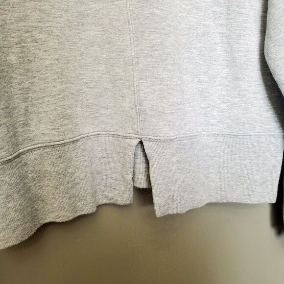 Athleta Apollo Crewneck Sweatshirt Size Medium Gray Pullover Athleisure - Picture 6 of 12
